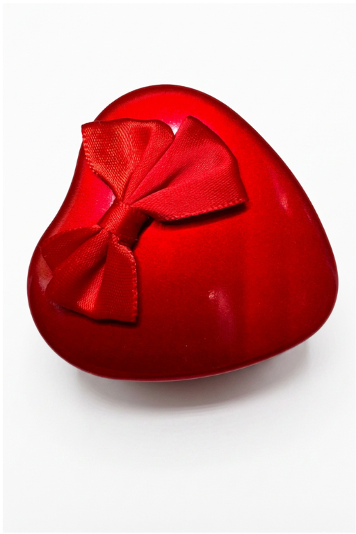 Red Heart Shape Teddy & Rose Valentine Gift
