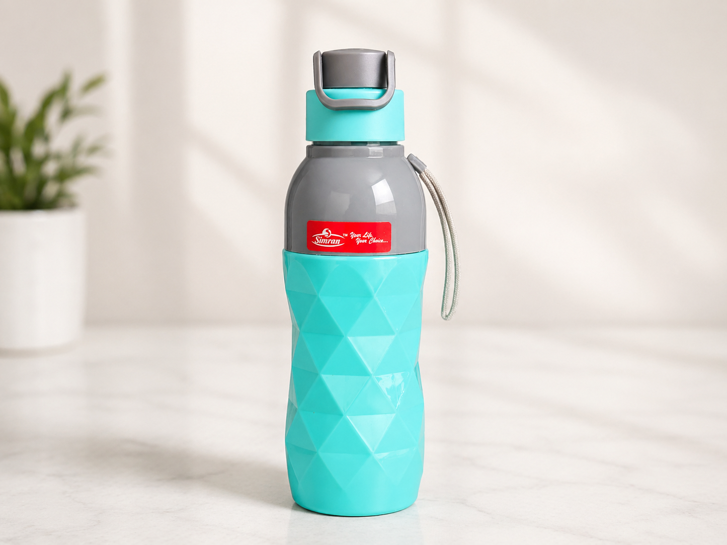 Plastic Water Bottle with Handle | Leak Proof | Stylish Design Bottle