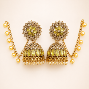 Designer Party Wear Jhumka Earrings for Women
