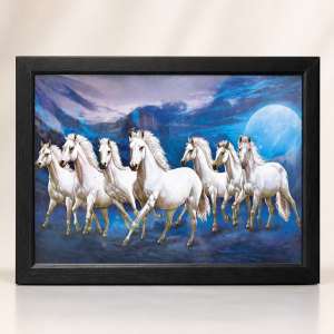 7 Running Horses Canvas Wall Art
